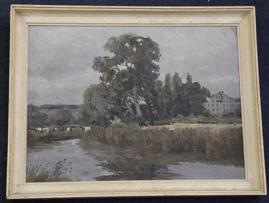 § Campbell Archibald Mellon (1878-1955) Sturry, June Morning 8.5 x 11.5in.